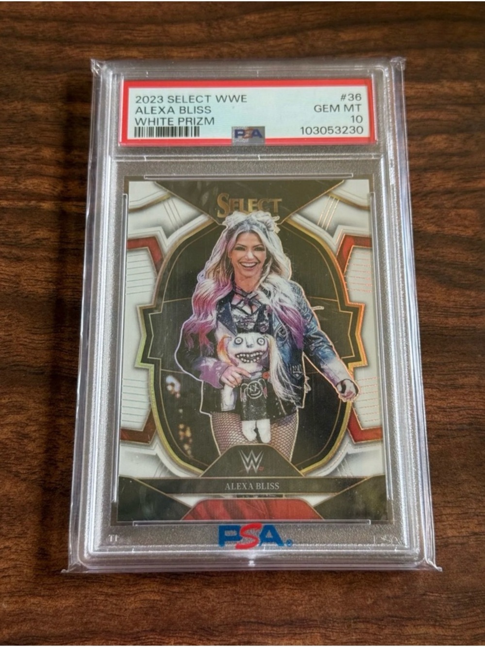 Alexa Bliss - White Prizm /125 PSA GEM 10